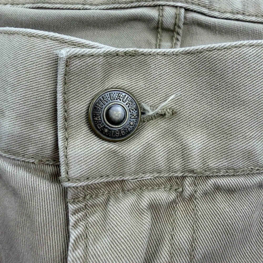 Polo Ralph Lauren Men's 34/30 Khaki Jeans‎ Pants Tan Straight Classic Twill